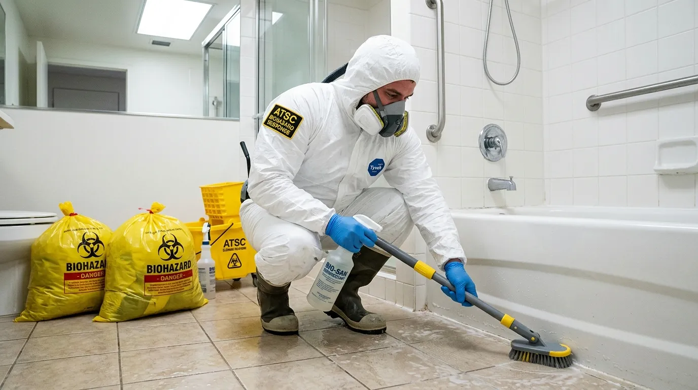 Decontamination equipment deployed for Blood Cleanup in Solon